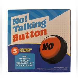 No! Talking Button with 5 Phrases